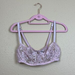 I.D. SARRIERI | 36D lace bra in Pink